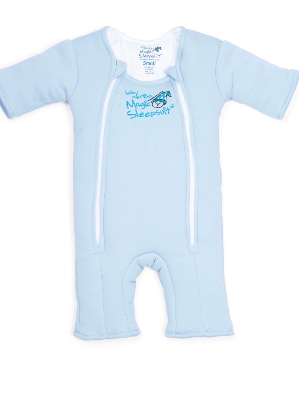 Merlin baby infant sleep suit in Light Blue - Small
